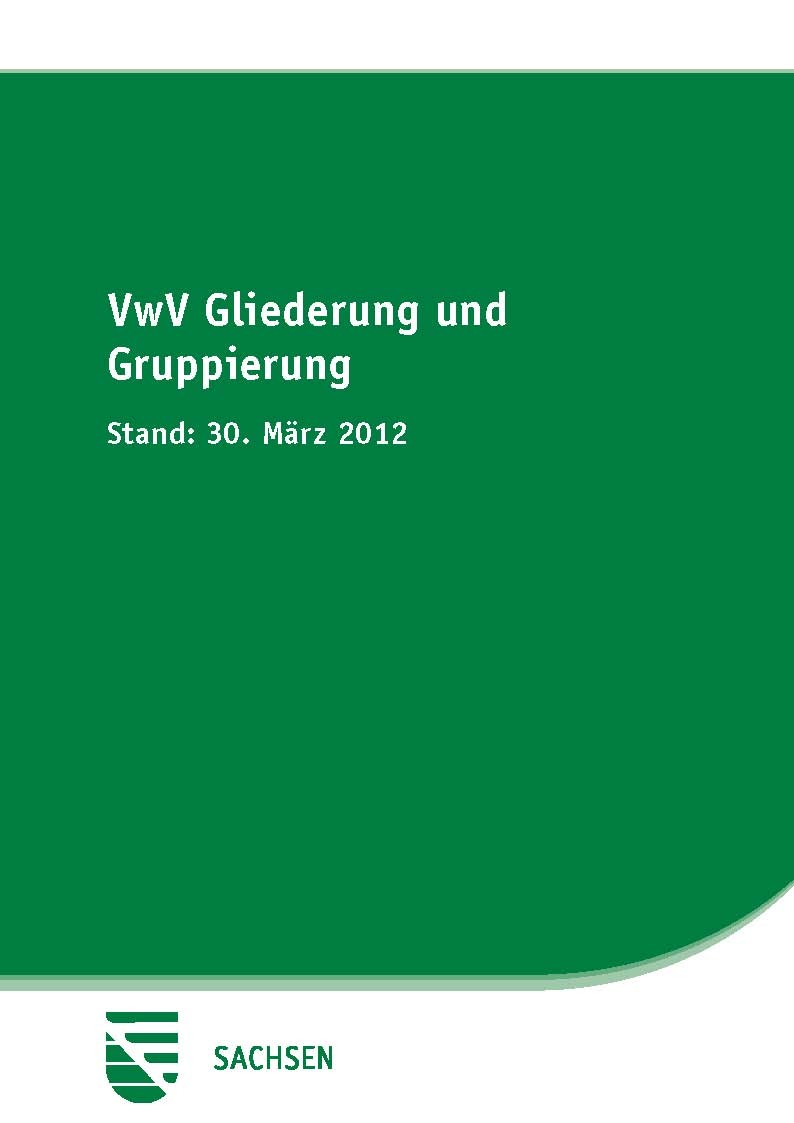 VwV Gliederung und Gruppierung