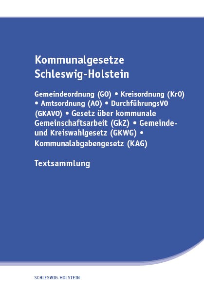 Kommunalgesetze Schleswig-Holstein
